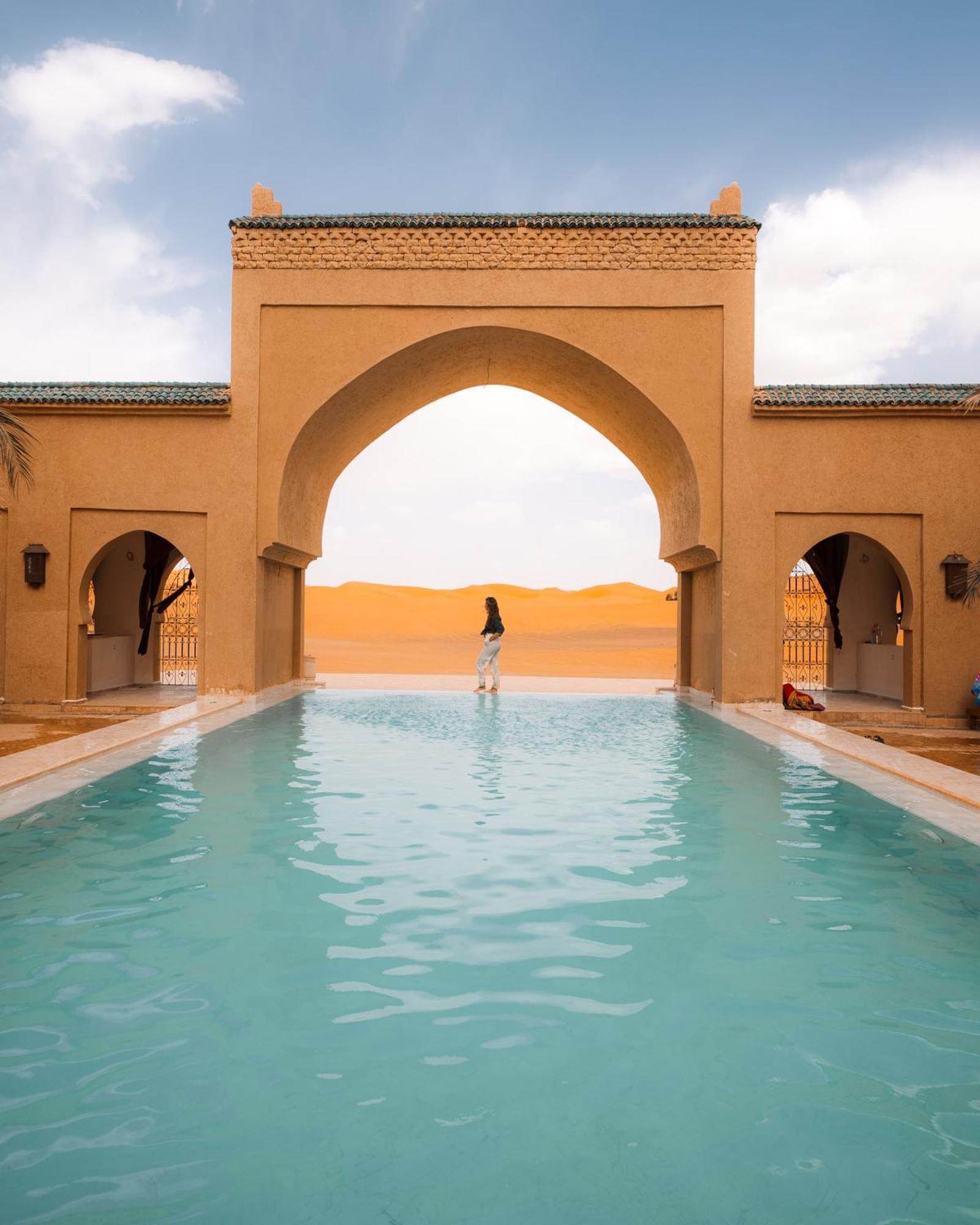 Sahara Pearl Hotel Merzouga Exterior foto